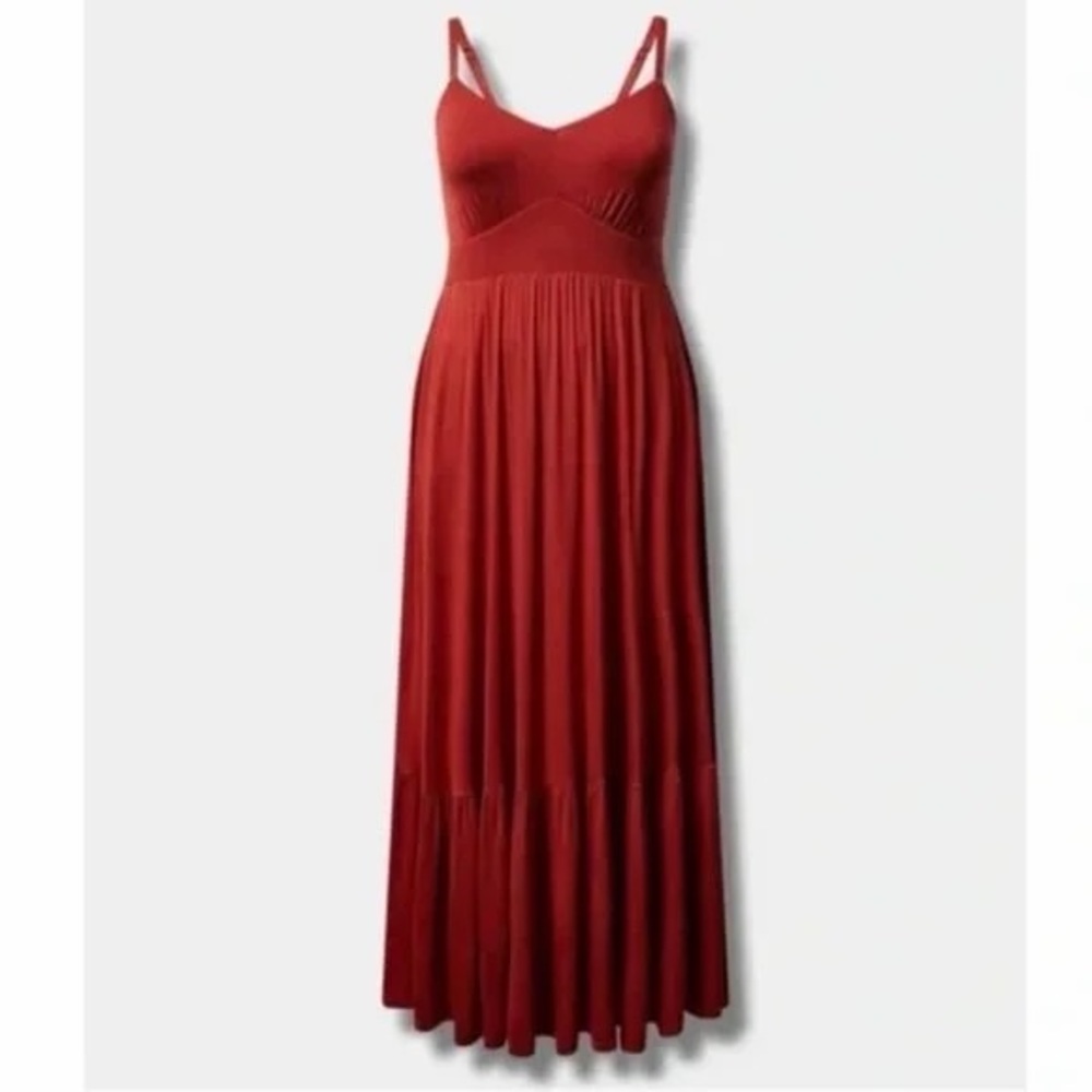 NWT Torrid Super Soft Tiered Midi Dress - Torrid Size 3 (22-24, 3X)